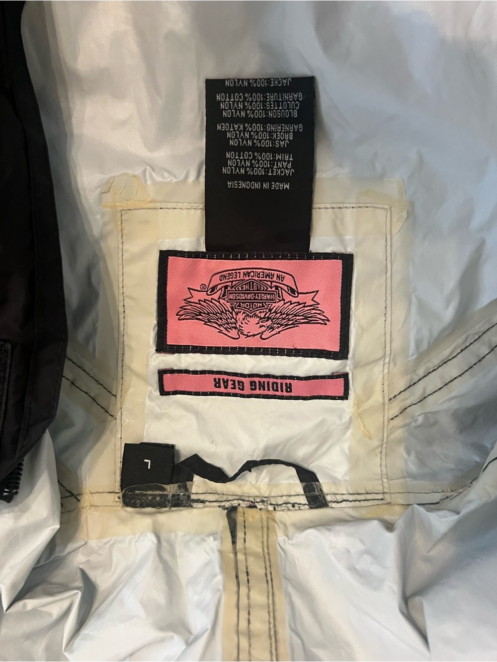 Harley Davidson Women's rain suit Jacket & Pants - Picture 5 of 8